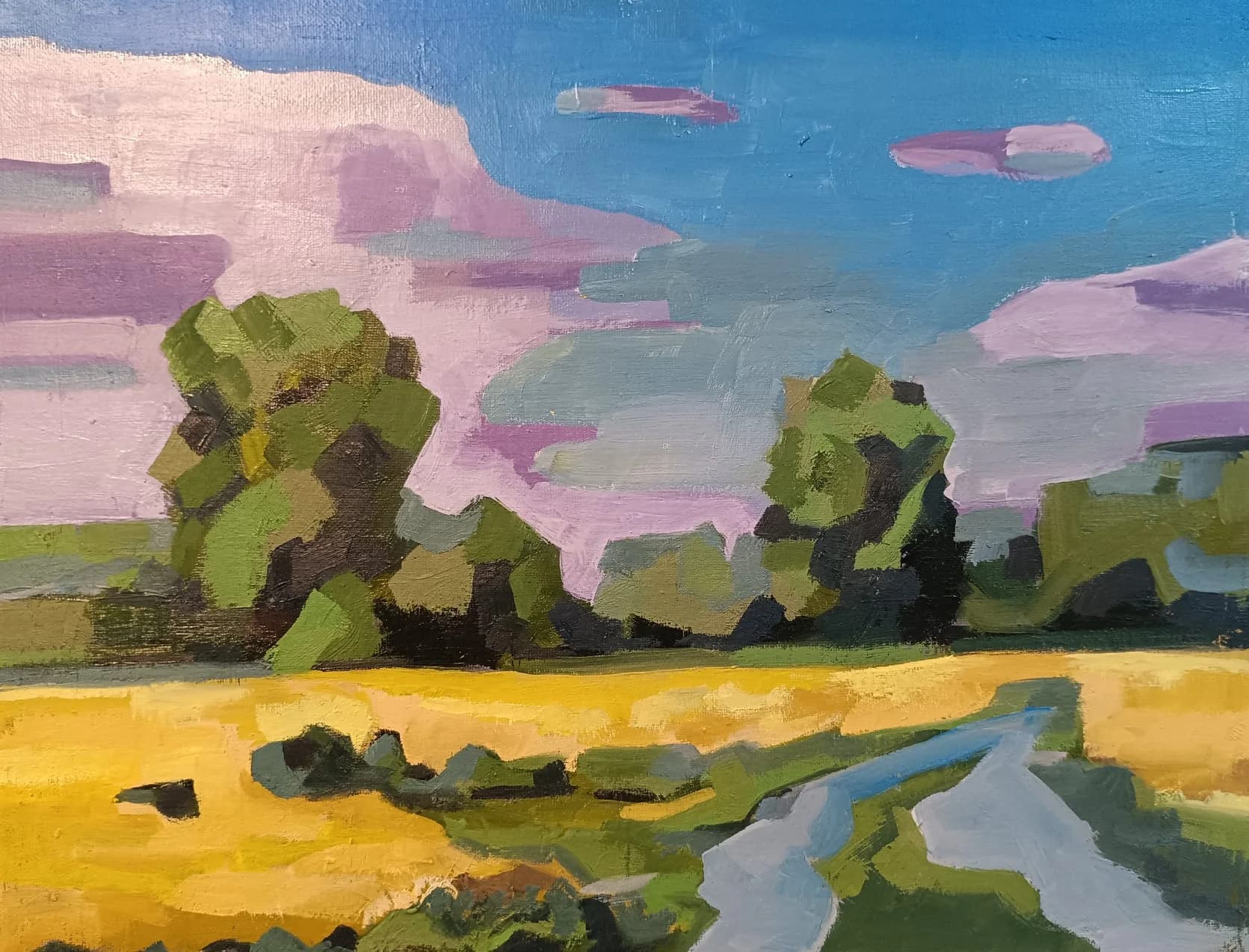 Stream Through the Summer Fields