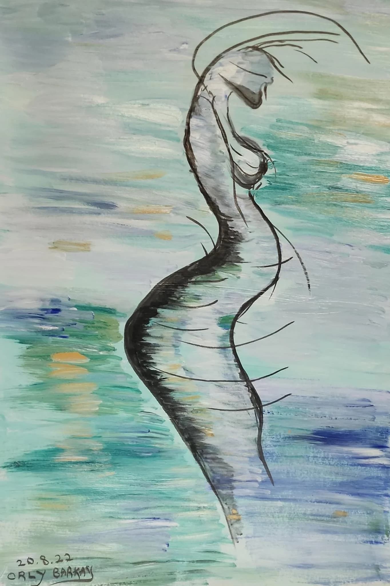 Woman in the Wind