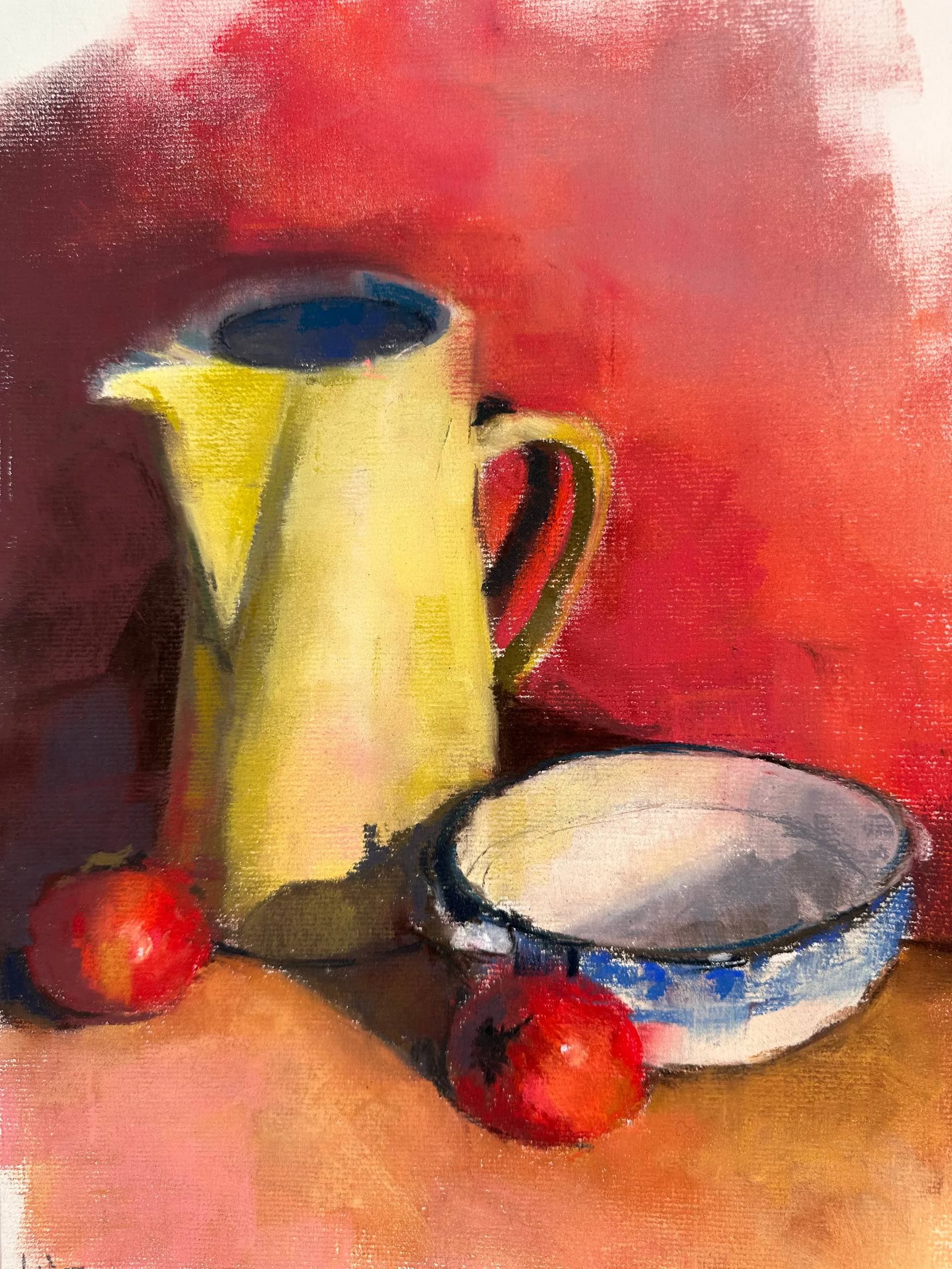 Still Life: Pitcher, Bowl, and Tomatoes