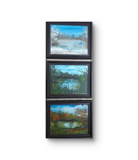 Three seasons in the eternal pond