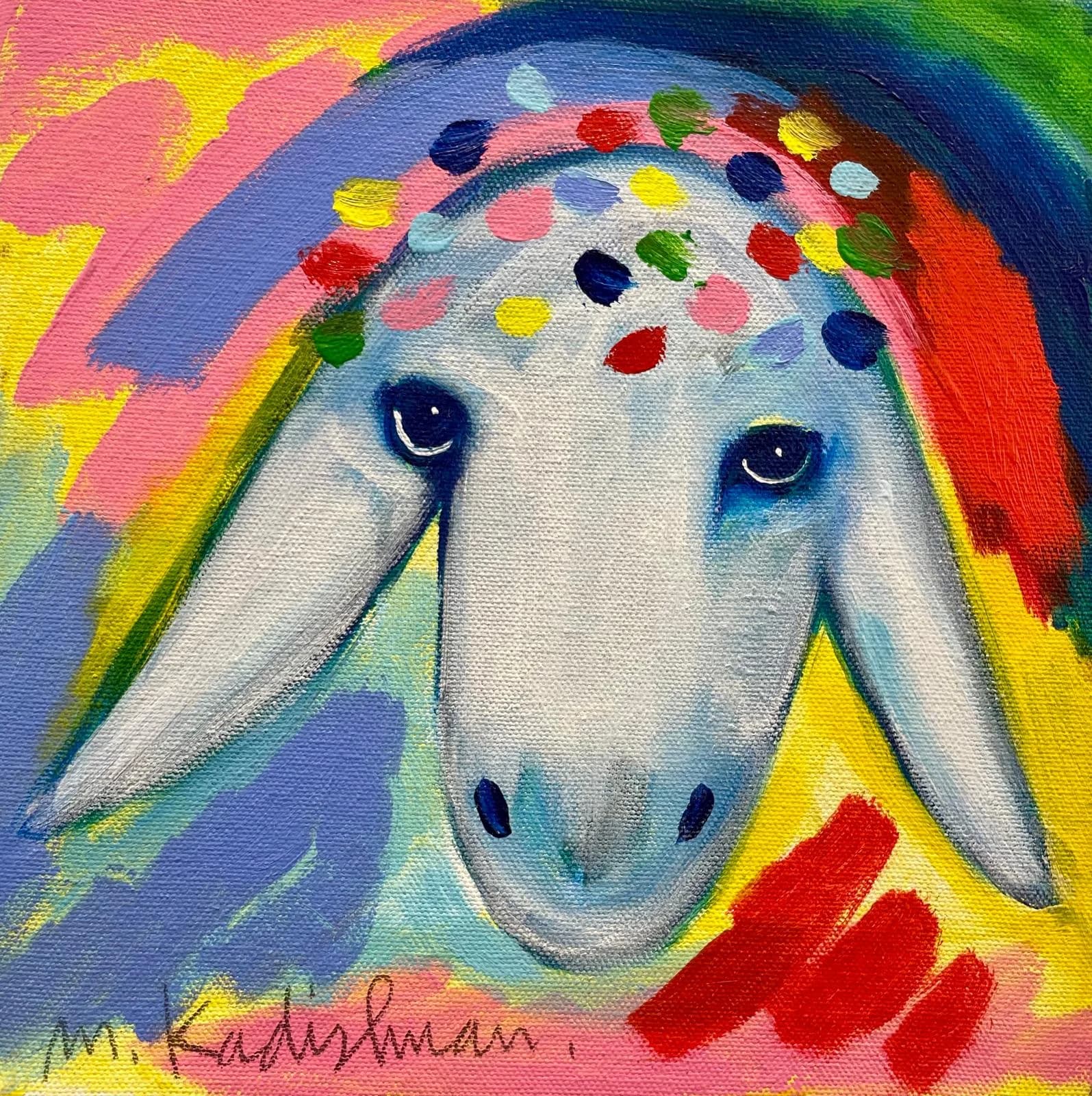 Blue Sheep with a Crown