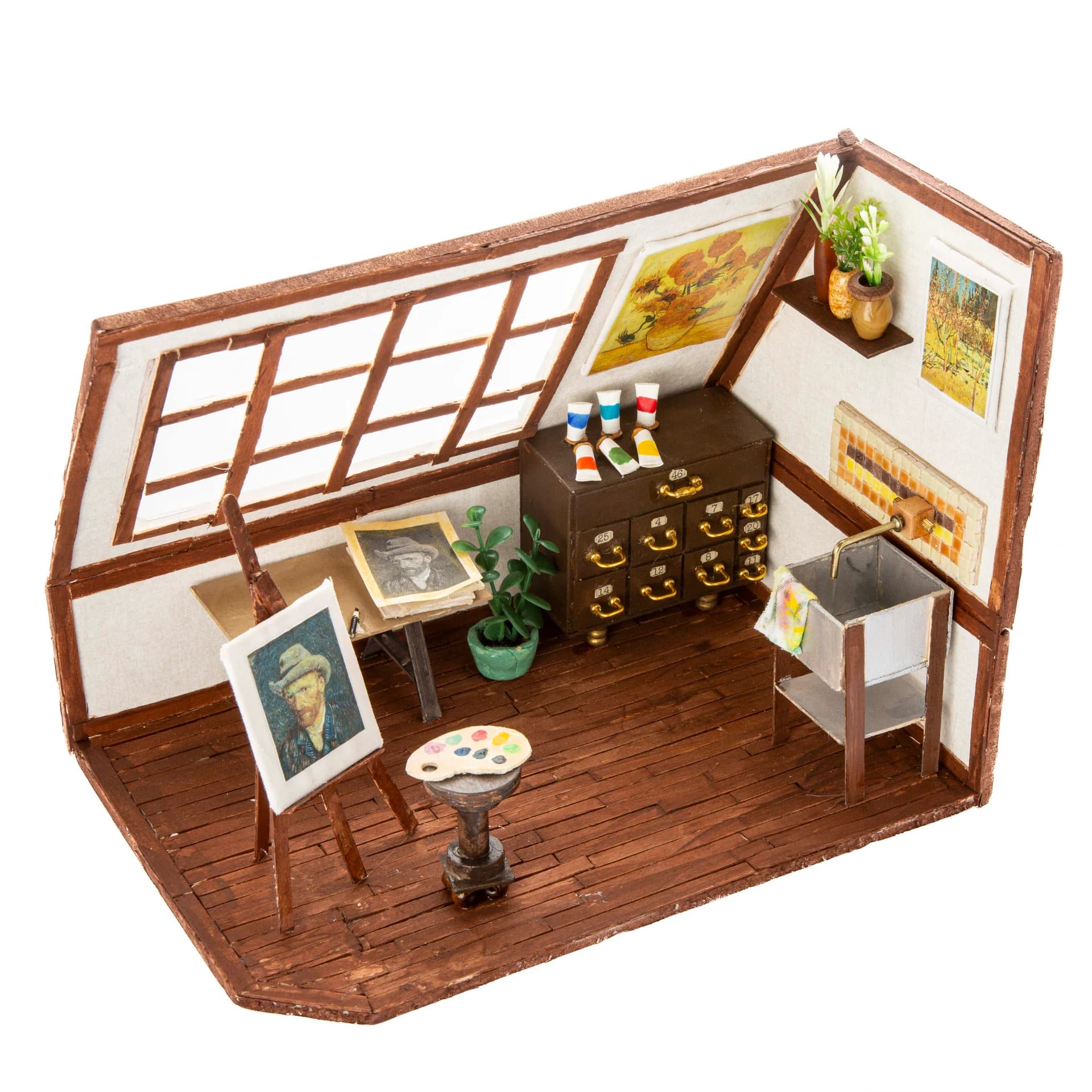 The artist's studio