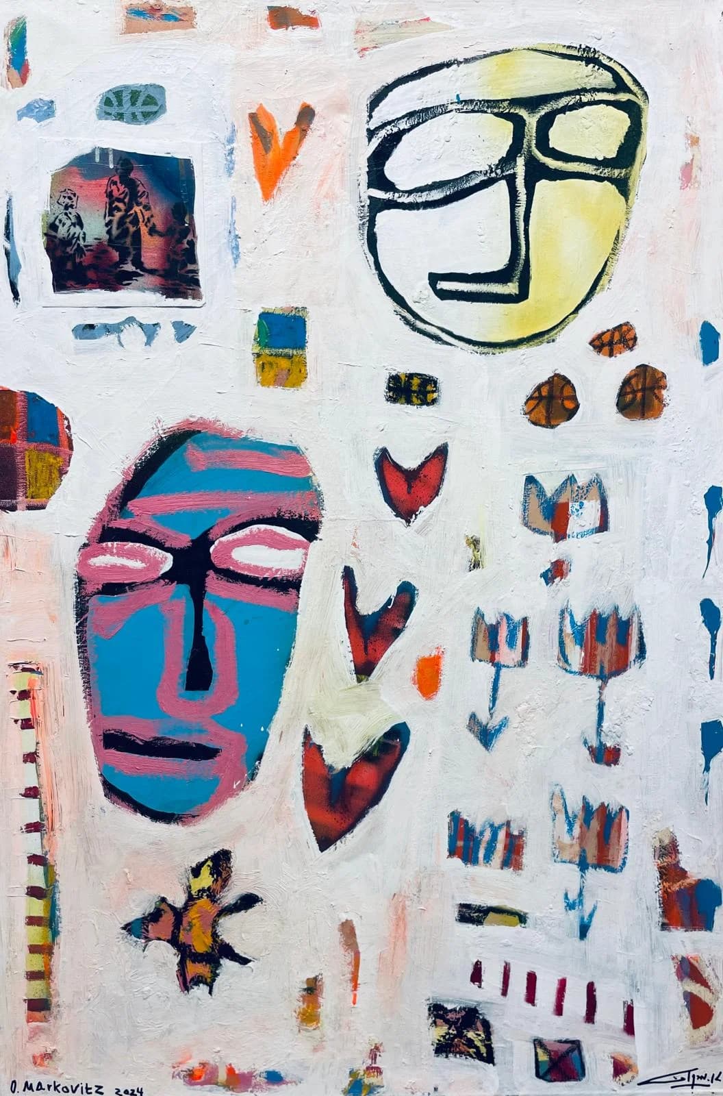 Faces(white on white)