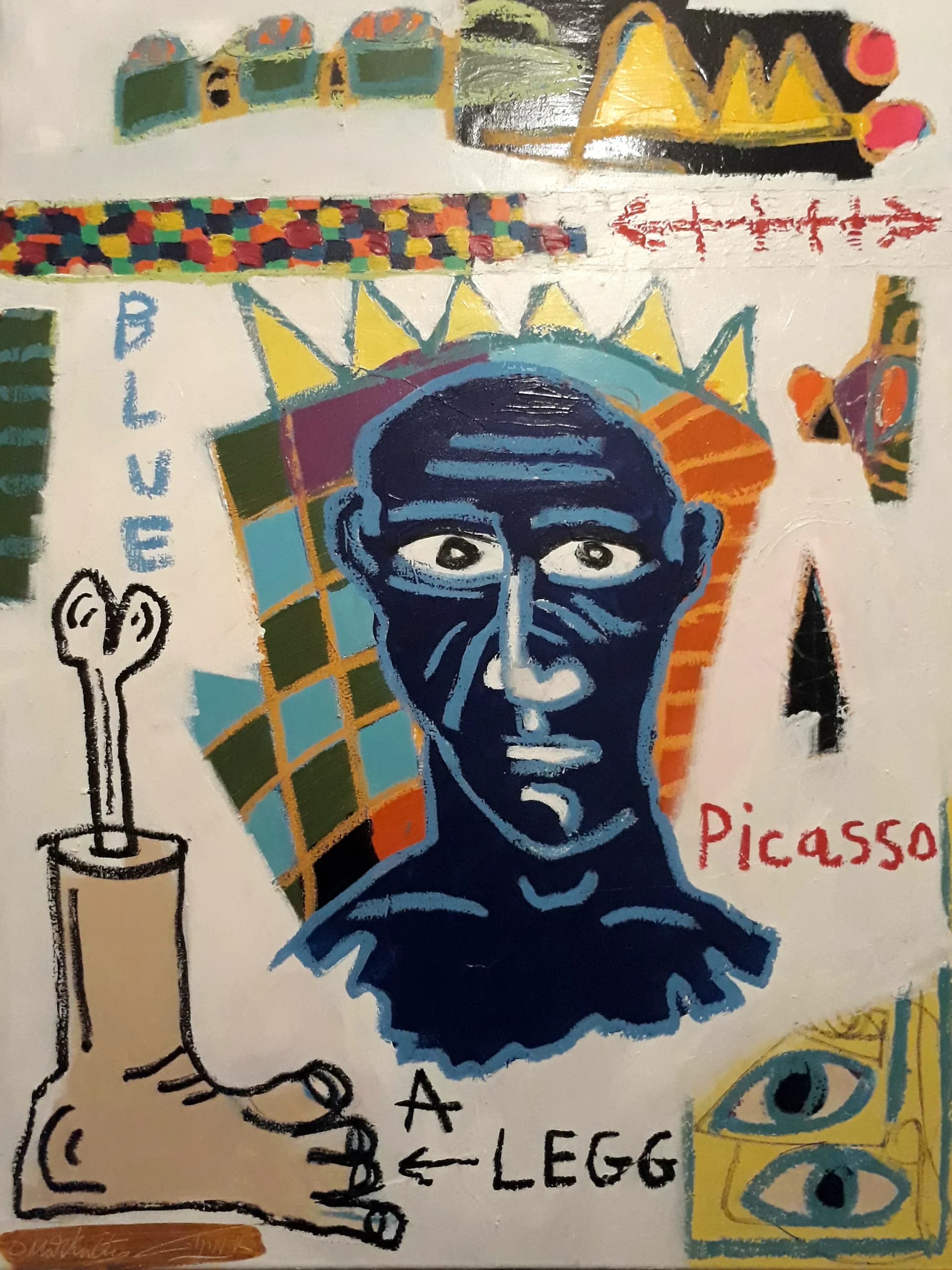 Blue picasso