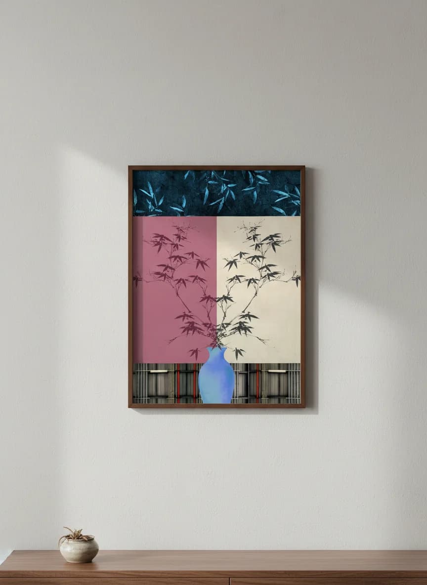 Layered Silence – Digital Collage 2