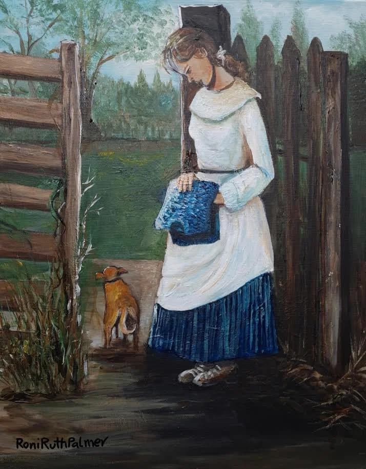Waiting for the return of her lover