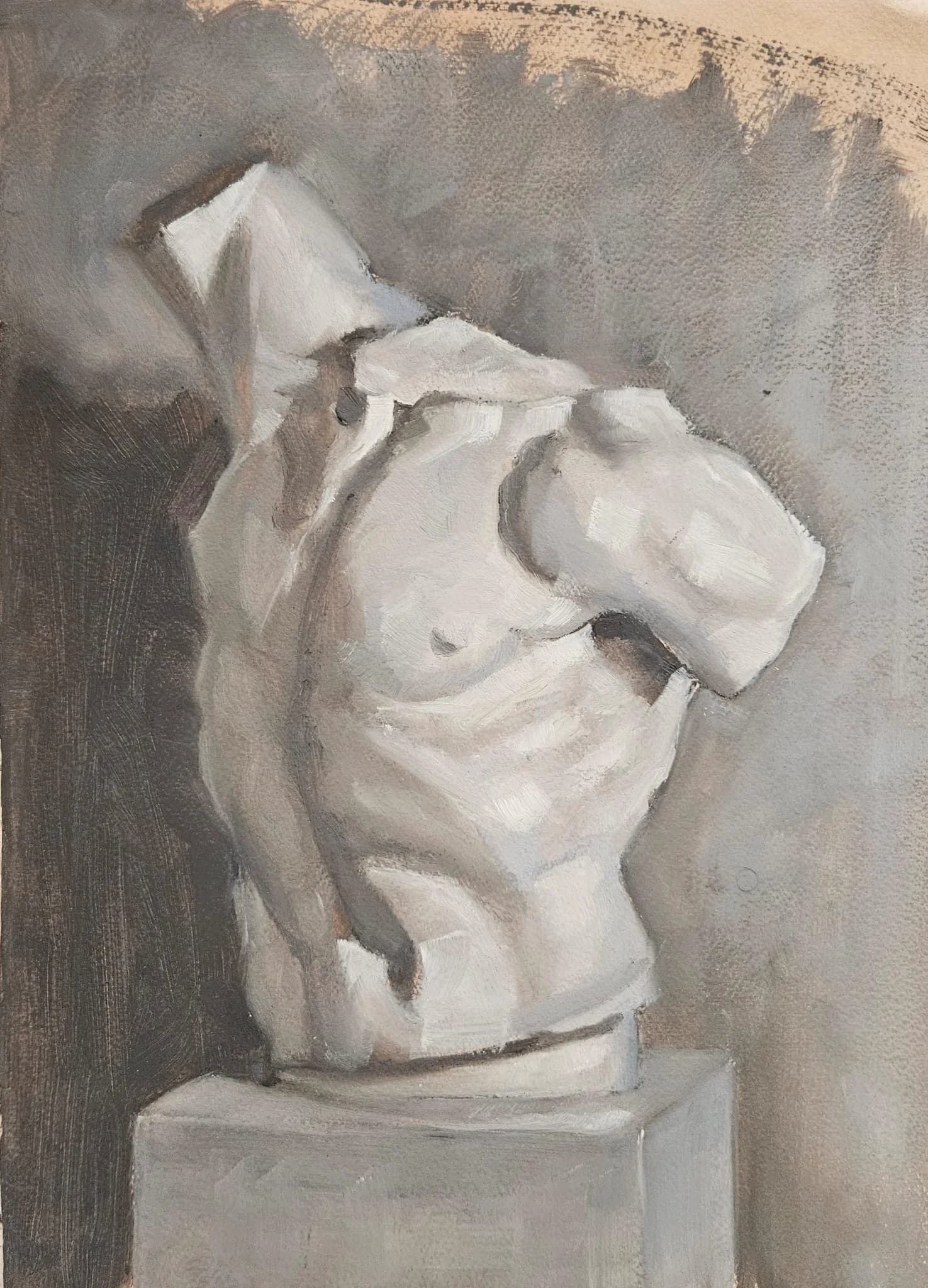 Fragmented Marble Torso