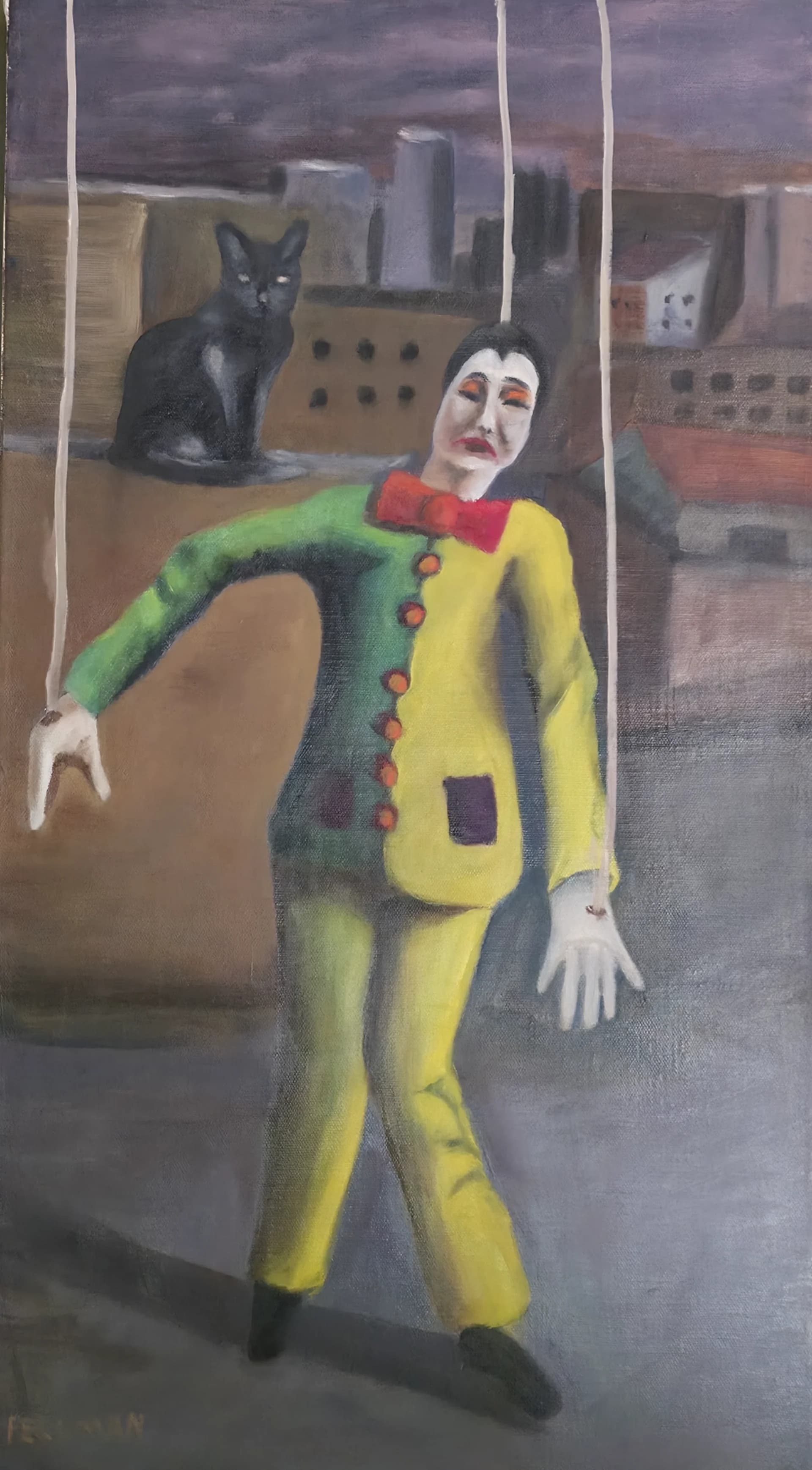 גם ליצן על חוטים לפעמים מתעייף