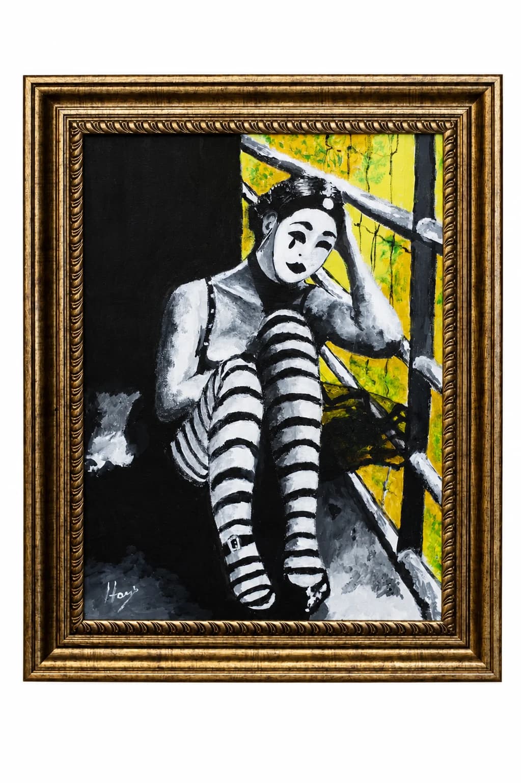 Harlequin in Yellow 2