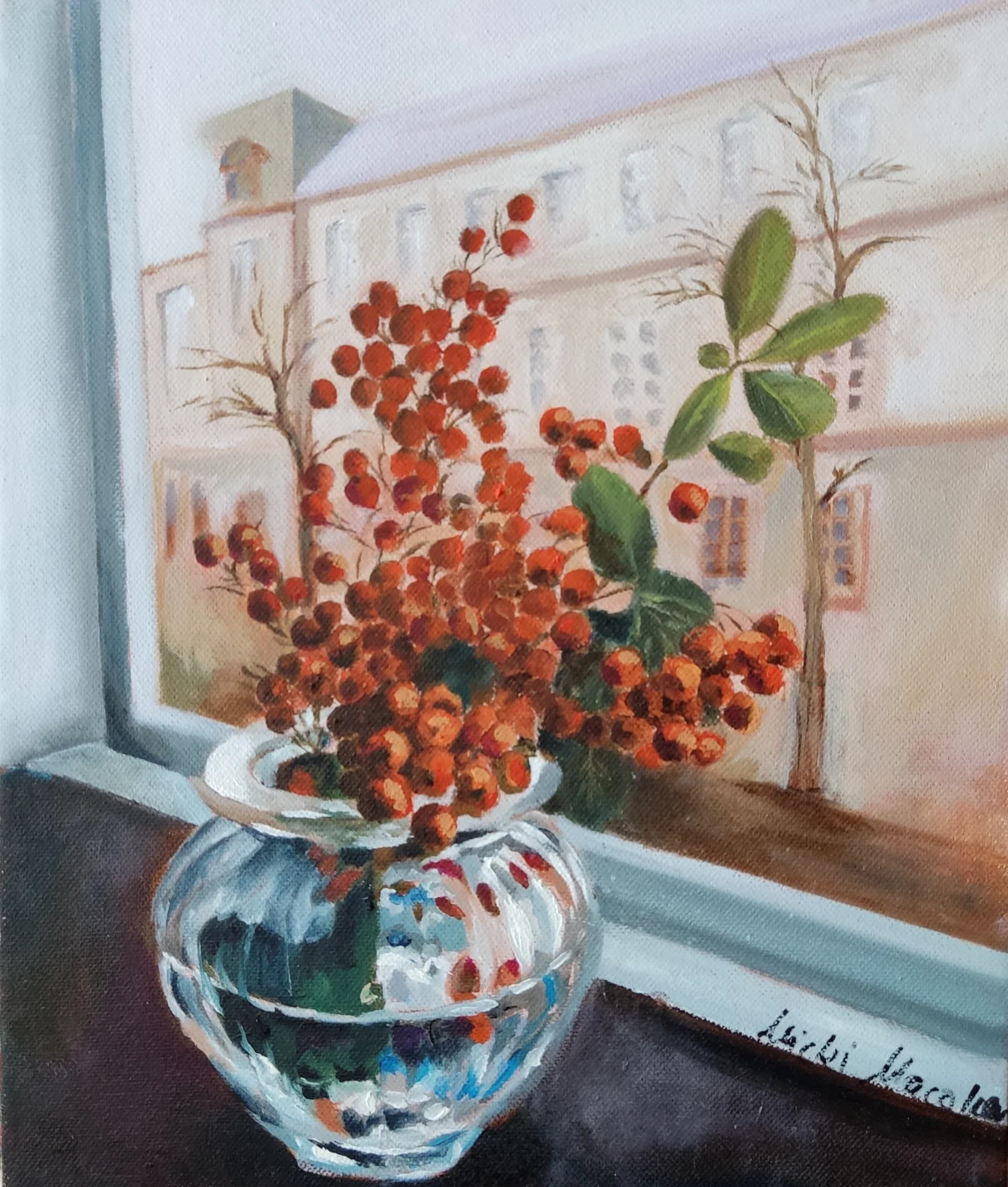 Autumn Berries by the Window